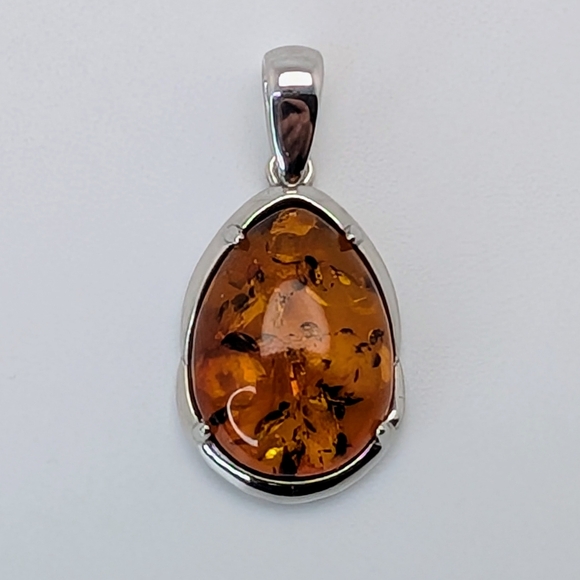 Jewelry - Baltic Amber S925 Sterling Silver Pendant